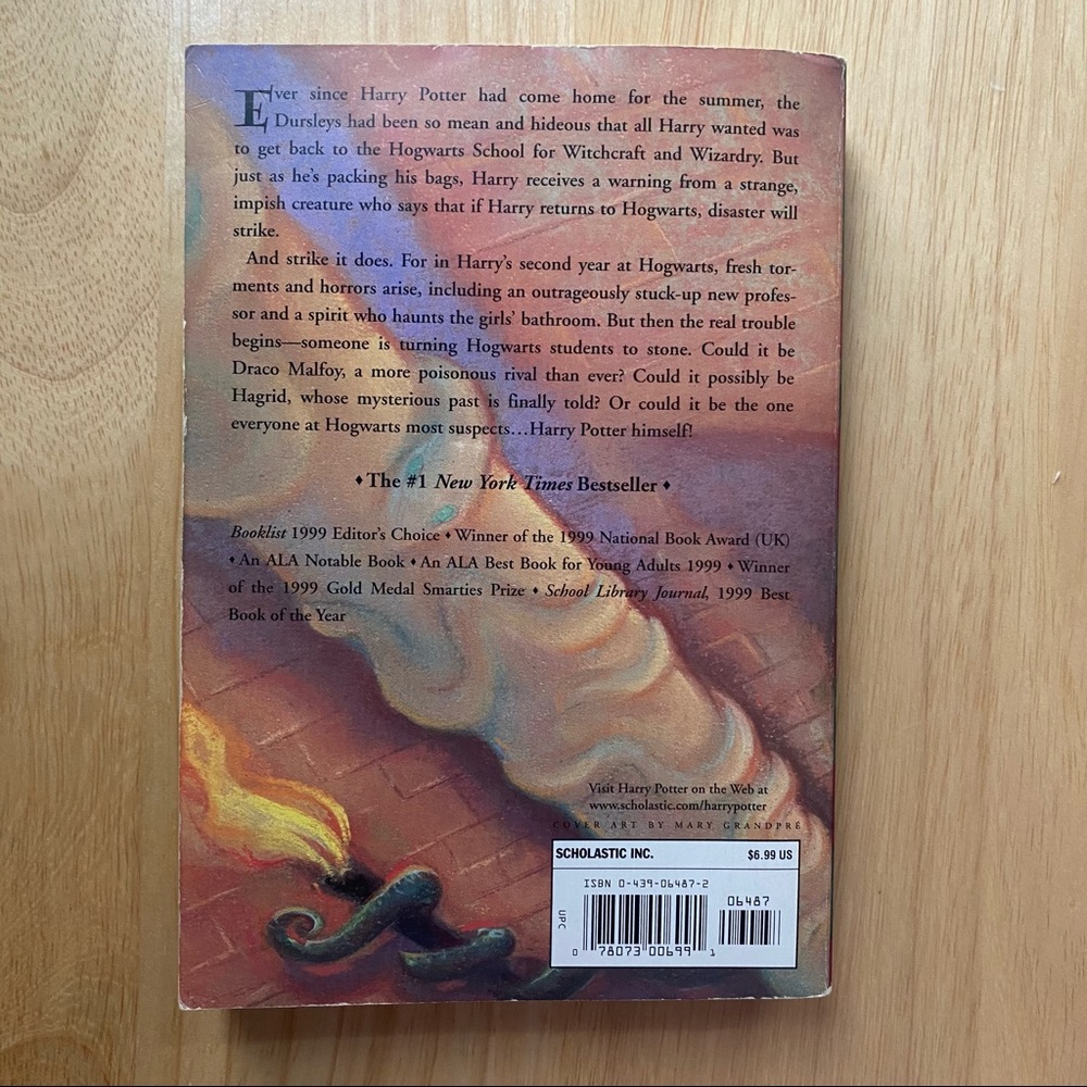 3/$15 Harry Potter and the Chamber of Secrets Book - Picture 2 of 3